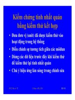 Bài giảng công nghệ phần mềm : Kiểm thử và Bảo trì part 9 pot
