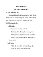 Giáo án tin học 7 - ĐỀ KIỂM TRA 1 TIẾT pot