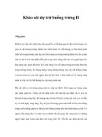 Khảo sát dự trữ buồng trứng II ppt