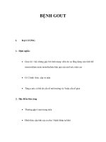 BỆNH GOUT docx