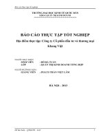 báo cáo quản trị kinh doanh tổng hợp tại công ty cổ phần đầu tư và thương mại khang việt