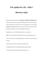 Trắc nghiệm Da Liễu – Phần 1 docx