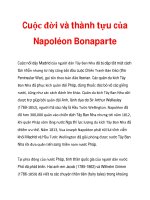 Cuộc đời và thành tựu của Napoléon Bonaparte_5 pdf