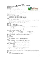 Chuyên đề toán lớp 12 THPT