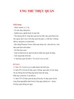 UNG THƯ THỰC QUẢN doc