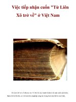 Việc tiếp nhận cuốn 