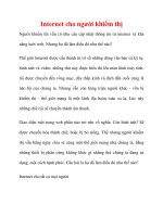 Internet cho người khiếm thị ppsx