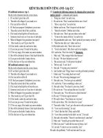 KIỂM TRA HK II MÔN TIẾNG ANH - Lớp 12C ppsx