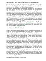 BÀI GIẢNG ĐIỀU KHIỂN THÔNG MINH - CHƯƠNG 6 ĐIỀU KHIỂN MỜ DÙNG PHƯƠNG PHÁP TRI THỨC pdf