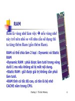 Cấu trúc máy tính và lập trình Assembly : BỘ NHỚ (Memory) part 2 docx