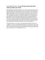 Ấn chương Việt Nam - Ấn và Chương trong tổ chức hành chính cấp thành, trấn, doanh ppt