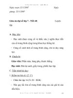Giáo án đại số lớp 7 - Tiết 48: Luyện tập. pdf