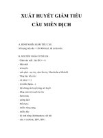 XUẤT HUYẾT GIẢM TIỂU CẦU MIỄN DỊCH potx