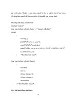 Giáo trình Ngôn ngữ lập trình C part 5 pptx