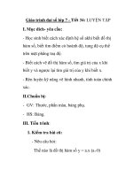 Giáo trình đại số lớp 7 - Tiết 34: LUYỆN TẬP pps