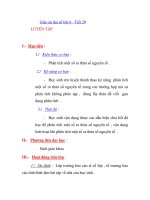 Giáo án đại số lớp 6 - Tiết 29 LUYỆN TẬP doc