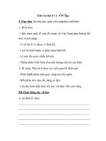 Giáo án địa lý 12 - ÔN Tập ppt