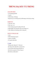 THỦNG DẠ DÀY TÁ TRÀNG pps