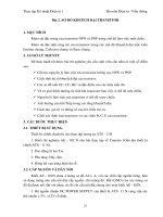 GIÁO TRÌNH THỰC TẬP ĐIỆN TỬ & KỸ THUẬT SỐ 1 - Bài 2 potx