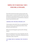 THÔNG TIN VỀ BỆNH ĐỤC THỦY TINH THỂ (CƯỜM KHÔ) docx