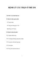 BỆNH LÝ CẦU THẬN Ở TRẺ EM pdf