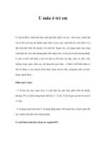 U máu ở trẻ em ppt