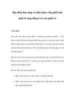 Đặc điểm lâm sàng và chẩn đoán viêm phổi mắc phải từ cộng đồng ở trẻ em (phần 2) ppsx