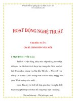 Giáo án chương trình đổi mới Chủ đề: CHÀO ĐÓN NĂM MỚI. pdf