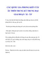 CÁC QUỐC GIA PHONG KIẾN TÂY ÂU GIAI ĐOẠN XI - XV_2 ppt