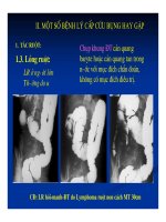 Chẩn doán hình ảnh : Cấp cưu bụng part 6 docx