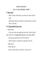 Giáo án tin học 7 - AI LÀ NGƯỜI HỌC GIỎI ? ppsx