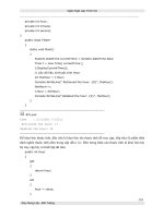 Giáo trình hướng dẫn xây dựng một trình tự xử lý các toán tử trong phép toán đại số có độ ưu tiên p10 ppt