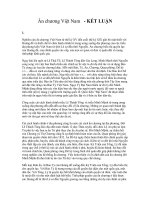 Ấn chương Việt Nam - KẾT LUẬN doc