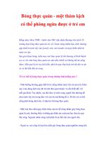 Bỏng thực quản - một thảm kịch có thể phòng ngừa được ở trẻ em doc