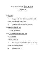 Giáo án đại số lớp 8 - Tuần II Tiết 3 LUYỆN TẬP potx