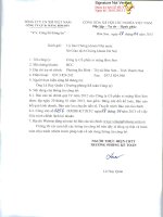 CÔNG TY cổ PHẦN xi măng bỉm sơn bảng cân đối kế toán báo cáo kết quả hoạt động kinh doanh chuyển lưu tiền tệ báo cáo tài chính quý 4 năm 2012