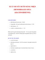 XUẤT HUYẾT DƯỚI MÀNG NHỆN doc