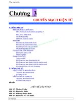 GIÁO TRÌNH KỸ THUẬT XUNG - CHƯƠNG 3 CHUYỂN MẠCH ĐIỆN TỬ pptx