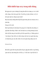 Điều khiến bạn sexy trong mắt chàng docx