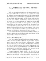 MCSE win 2000 server : TRUY NHẬP TỆP TIN VÀ THƯ MỤC part 1 ppsx