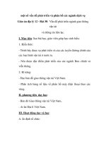 Giáo án địa lý 12 - Bài 30: Vấn đề phát triển ngành giao thông vận tải và thông tin liên lạc doc