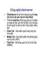 Bài giảng Thương mại điện tử : Hạ tầng cơ sở công nghệ TMĐT part 4 pdf