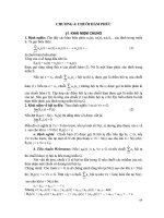 Chuỗi hàm phức Tóm tắt tài liệu Chuỗi hàm phức