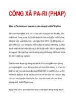 CÔNG XÃ PA-RI (PHÁP)_1 pps