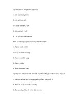 BÀI TRẮC NGHIỆM Y KHOA - ĐỀ SỐ 7 pot