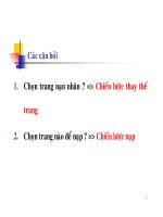 Bài giảng hệ điều hành : BỘ NHỚ ẢO part 2 ppsx