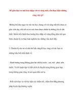 Giáo án cho trẻ khiếm thị: Để giáo dục trẻ mù hoà nhập với trẻ sáng mắt ppt