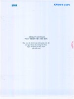 CÔNG TY cổ PHẦN PHÁT TRIỂN NHÀ THỦ đức báo cáo tài chính hợp nhất giữa niên độ cho giai đoạn 6 tháng kết thúc ngày 30 tháng 6 năm 2013 đã soát xét