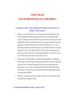 CHẾT ĐUỐI (NEAR DROWNING IN CHILDREN) potx