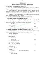 Giáo trình nhiệt động lực học kyc thuật - Chương 4 pps